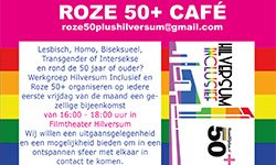 Roze50+ Café op 6 septem in Filmhuis Hilversum